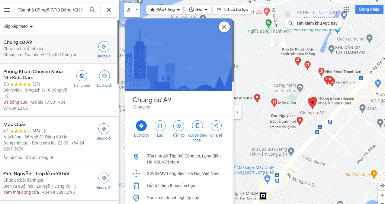 Truy cập vào webite của Google Maps