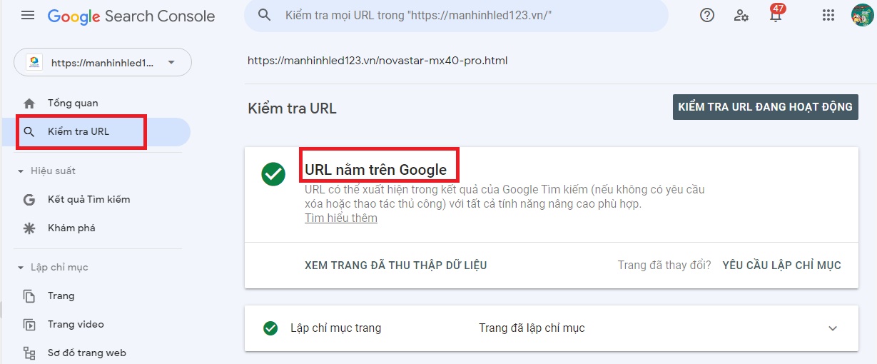 Cách kiểm tra submit Url website lên google - ảnh 1