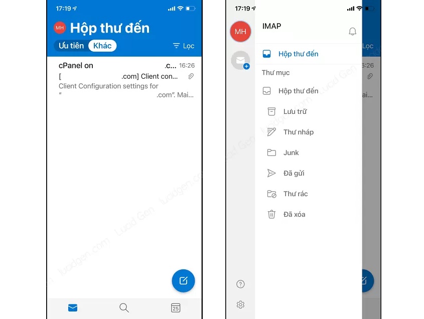 Cài mail công ty vào Outlook trên điện thoại - ảnh 3