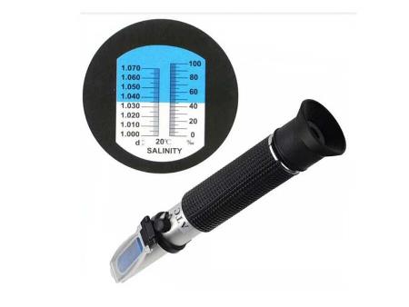 Khúc xạ kế đo độ mặn hồ cá