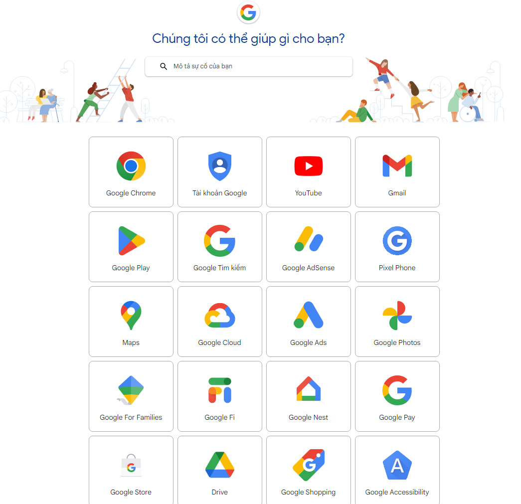 Dịch vụ Google cung cấp