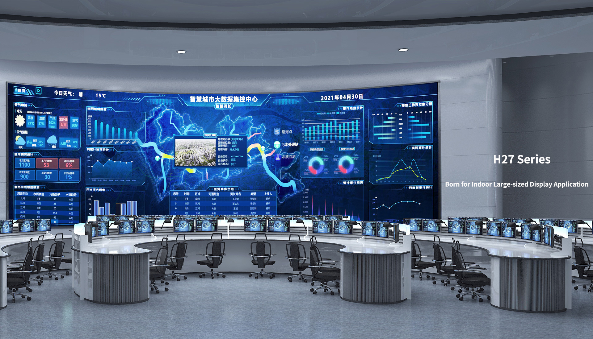 Born for Indoor Large-sized Display Application