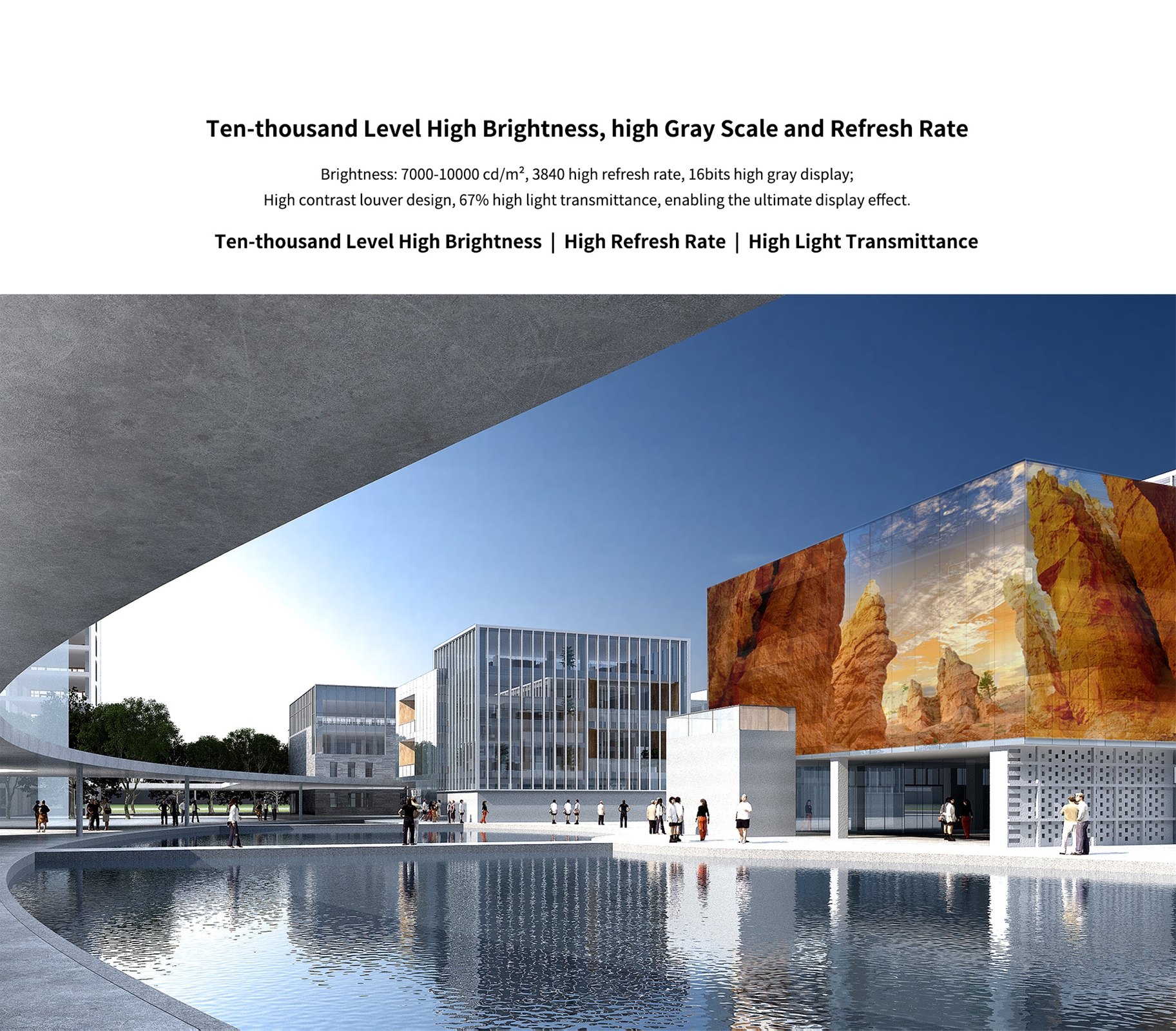 Outdoor full-color LED screens