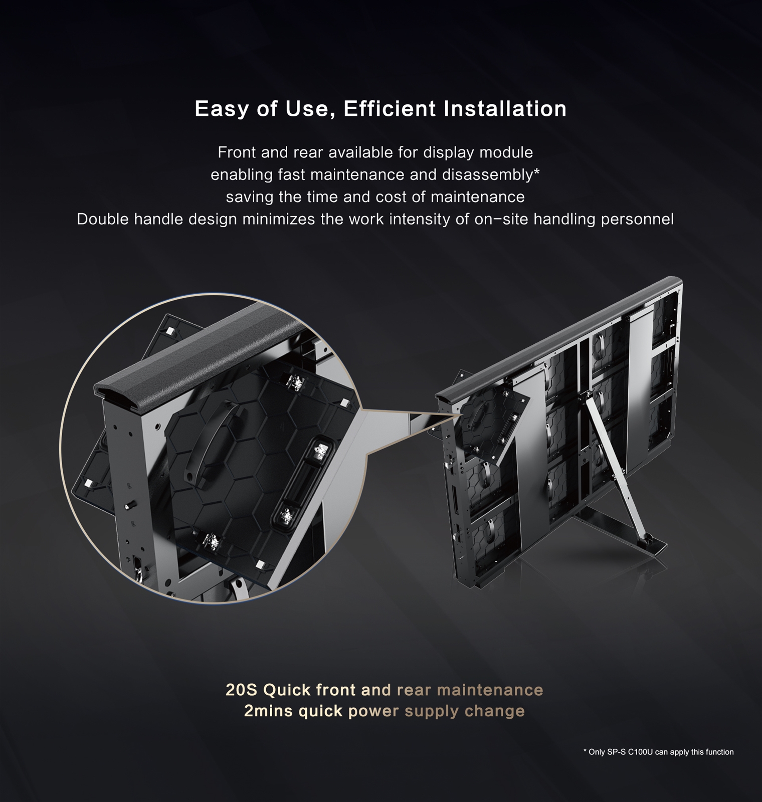 Professional Perimeter screen born for sports