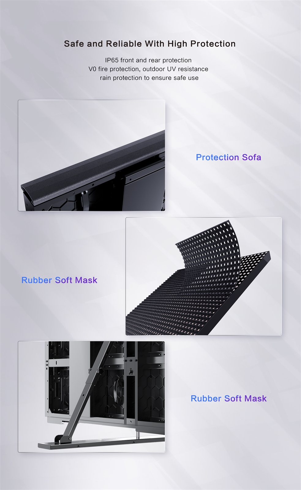 Professional Perimeter screen born for sports