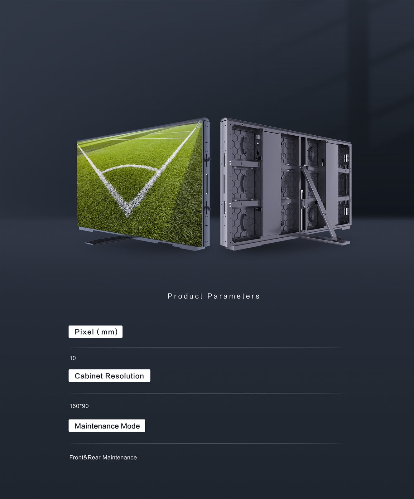 Professional Perimeter screen born for sports