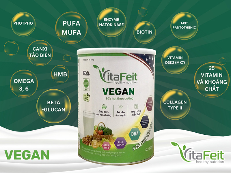 Sữa VitaFeit Vegan 400g