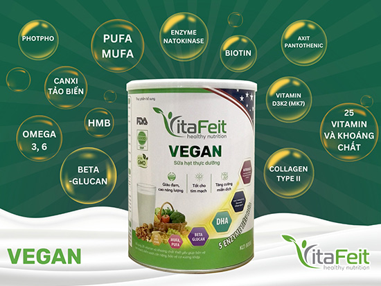 Sữa VitaFeit Vegan 800g