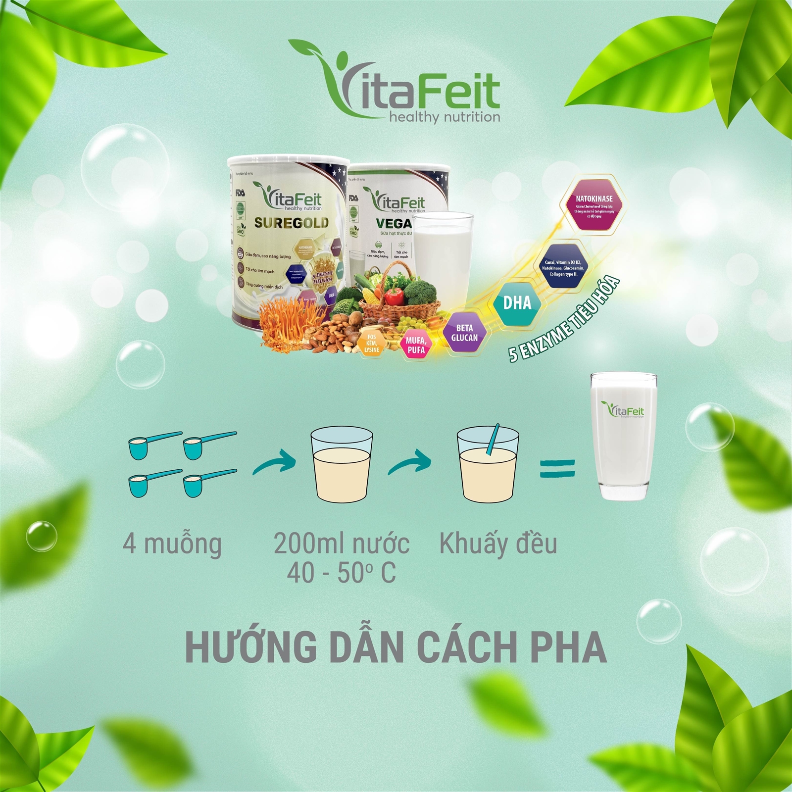 Cách pha sữa