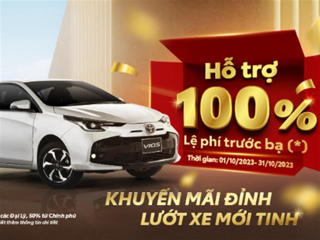 Chương trình khuyến mại từ hệ thống Đại lý Toyota dành cho xe Vios trong tháng 10/2023