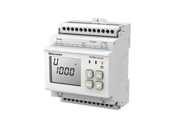 Đồng hồ đo DC bộ sạc EV gắn thanh ray DIN PD195Z-CD31F